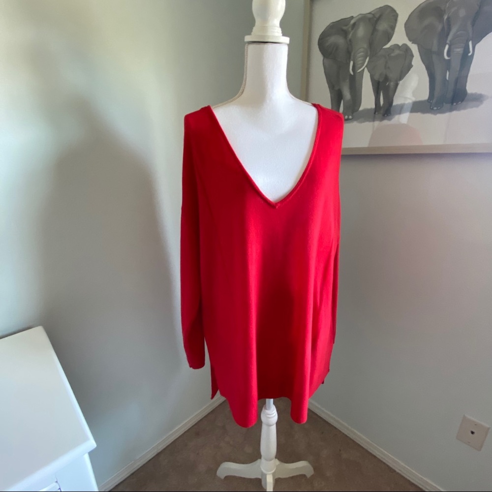 Red sweater